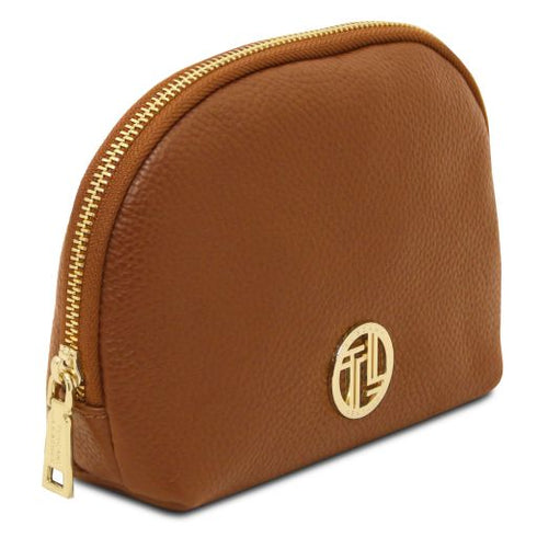 Vera - Soft leather toiletry case